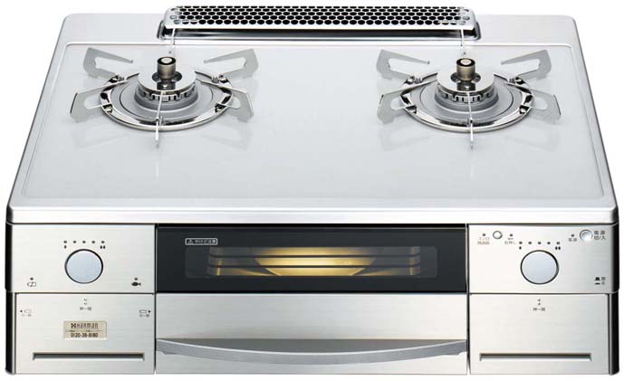 ガステーブル ハーマン製 LW2261TCBSG 美品 ハーマン ガステーブル LW2261TC9DGL 都市ガス 左強火 - メルカリ